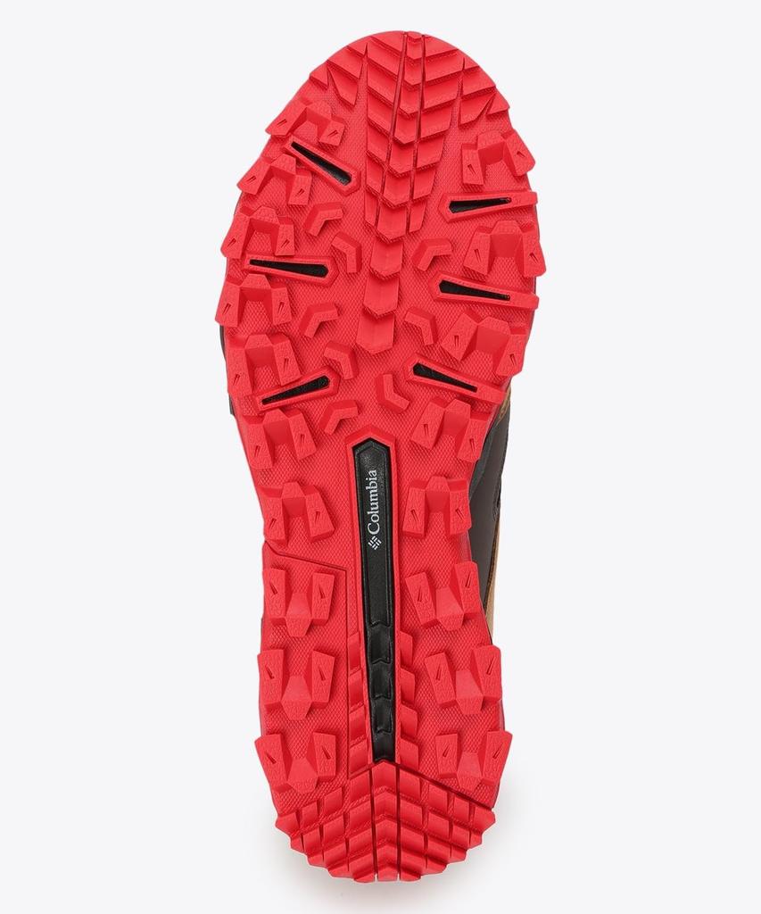 Columbia Saber Six Low Outdry Hiking Size Red Spark Men's Shoes, 26.5cm, Bark,