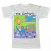 Vintage 90s The Simpsons Bart Cartoon Graphic T-shirt Small 16x26