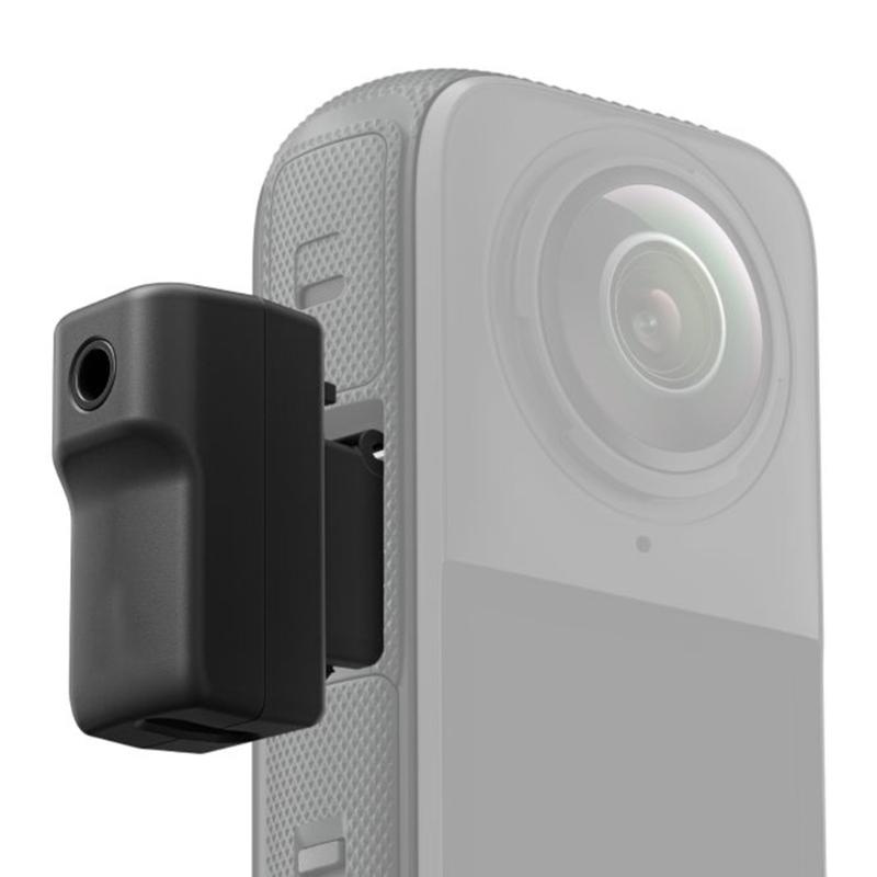 Adattatori per microfoni per accessori 360 X4 Microfoni esterni Tipo C e porta da 3,5 mm Registrazione audio per fotocamera 360 X4