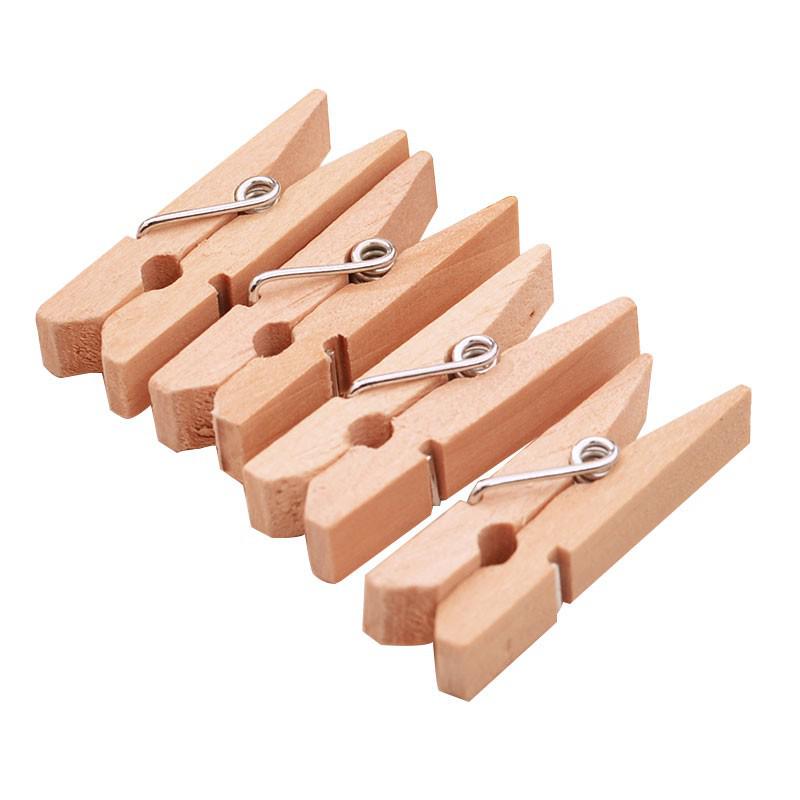 Colorful Heart-shaped Wooden Clips for DIY Crafts and Photos - Includes Jute Rope