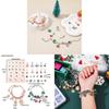 Christmas 24 Cell Cartoon Charm Bracelet Gift Box With Zinc Alloy Material For Women And Men