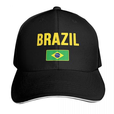 Brazil Soccer Team Football Brazilian Flag Cap Fashion Casual Baseball Caps Adjustable Hat Hip Hop Summer Unisex Baseball Hats