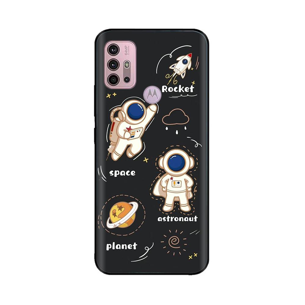 For Motorola Moto G20 Case XT2128-1 XT2128-2 Cover Cute Cartoon Painted Soft Silicone Phone Case For Moto G10 G30 G20 G60 Capa