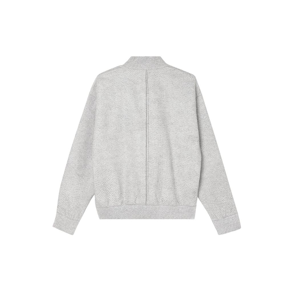 Nike Einfarbige Logo-Stickerei Reißverschlussjacke Herren Oberbekleidung Grau DQ4269-084