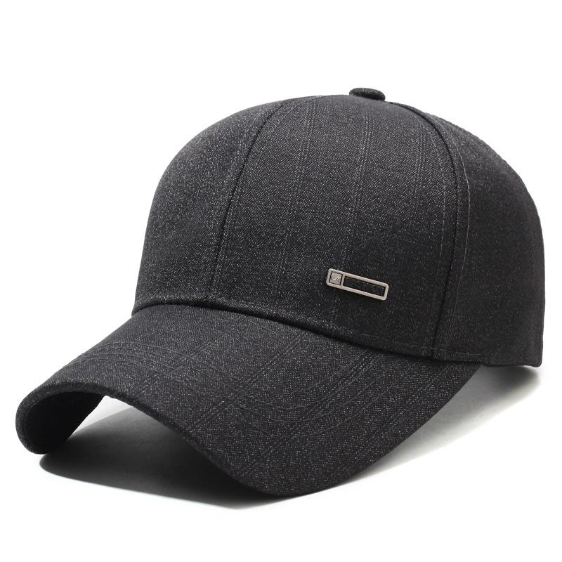 Casual and versatile business-style baseball cap for men, perfect for outdoor sun protection and fishing