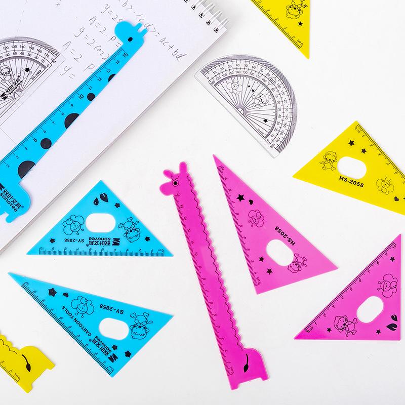 

Creative Cute Cartoon Ruler Set for Kids - Perfect School and Kindergarten Gifts