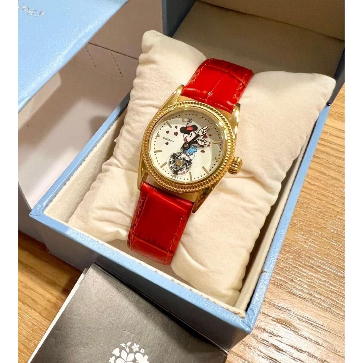 [New and unused] Disney x earth music&ecology collaboration Minnie Mouse wristwatch cute stylish limited edition