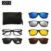22XX Magnetic Clip-on Polarized Sunglasses for UV Protection and Driving