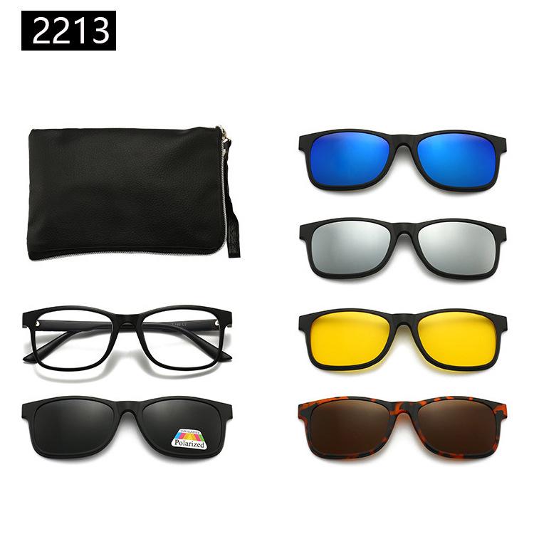 22XX Magnetic Clip-on Polarized Sunglasses for UV Protection and Driving