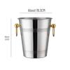 ZISIZ Commercial Stainless Steel Ice Bucket