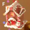 Christmas Gingerbread Small House Pendant Creative Xmas Tree Decorantions Hanging Ornament New Year Gift Home Decor 2023