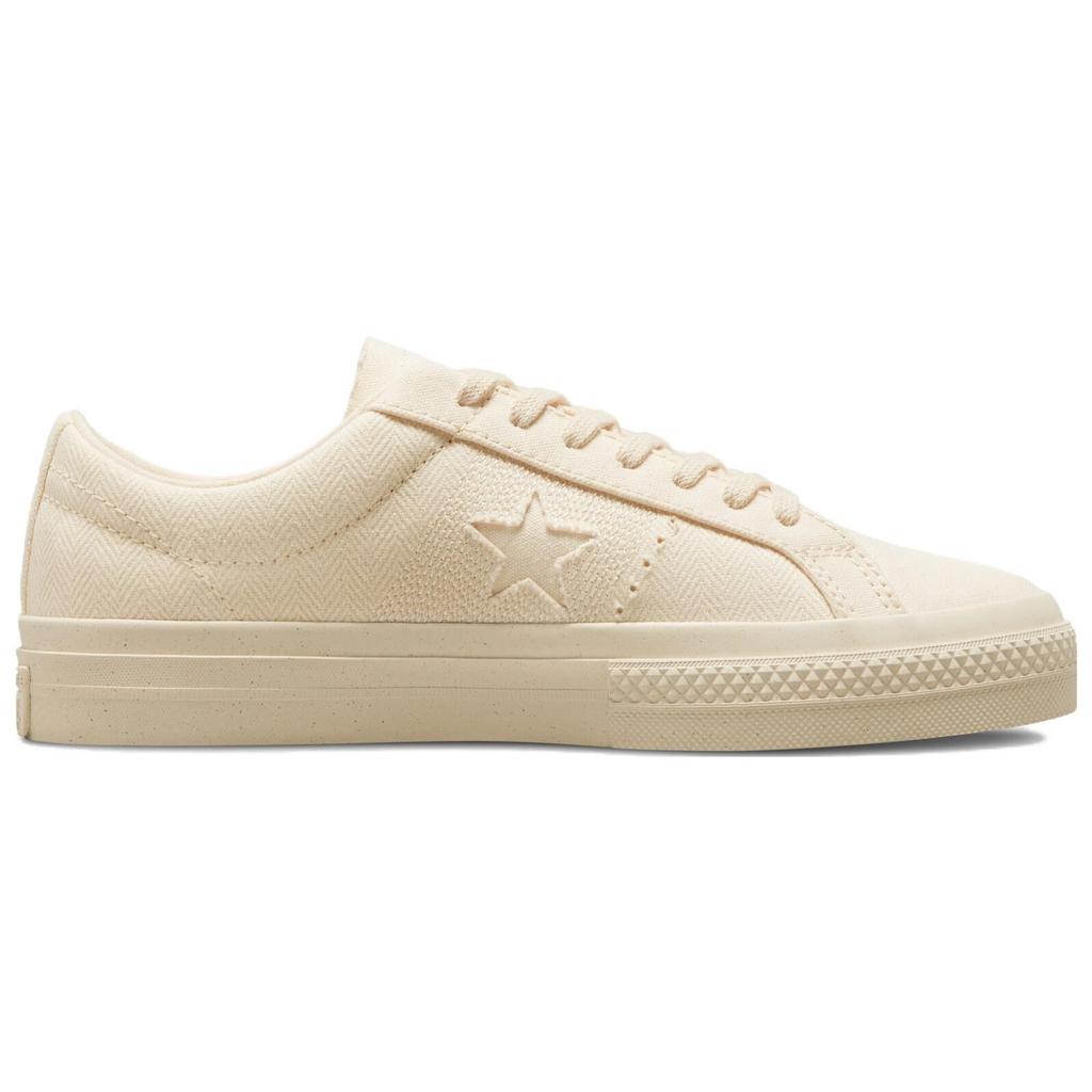 Converse One Star Pro Low Soft Dune Unisex Sneakers Cream Egret A03663C
