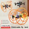 New S166 Mini Drone With Light Climb Wall Toy Remote Control Helicopter Rc Plane Dron Quadcopter RC Toys Boys Gift For Kids