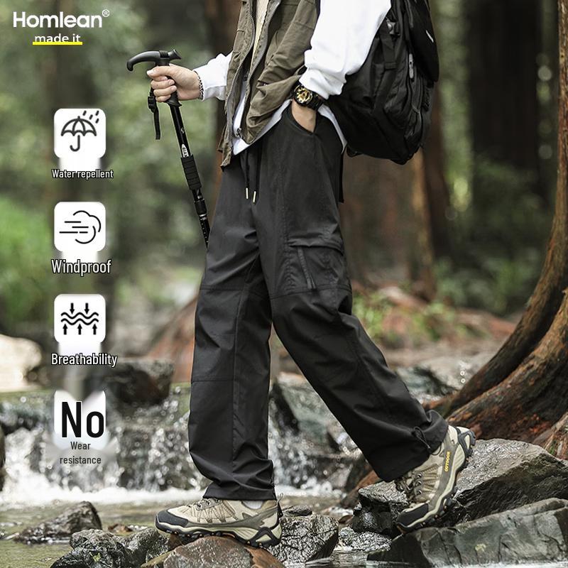 Homlean Herren Locker Wasserdicht Cargohose