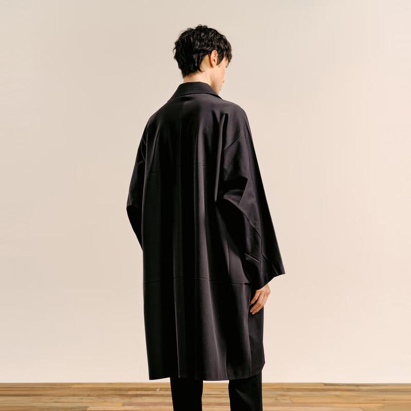 Men's 2024 Autumn Loose Fit Lapel Trench Coat