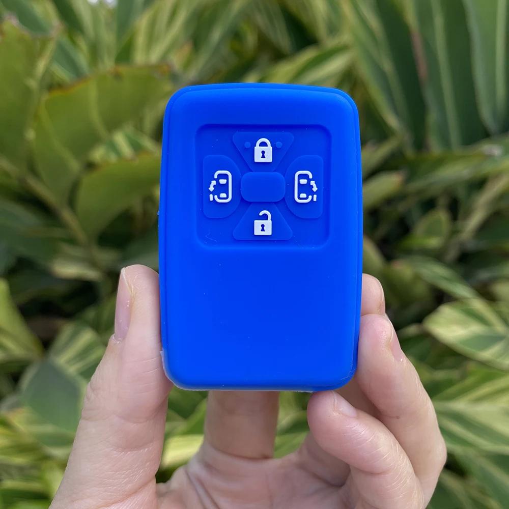 Custodia in Silicone a 4 Pulsanti per Chiave Telecomando Toyota Estima Alphard Vellfire Coprichiave Keyless Guscio Cover Portachiavi per Auto