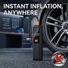 Tire Inflator 150 PSI Portable Air Compressor with Digital Pressure Gauge Air Pump for Car Motorcycle Bicycle Balls and More