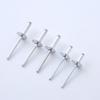Aluminum Iron M4 Big Head Open End Rivet with Flat Round Head and Large Flange