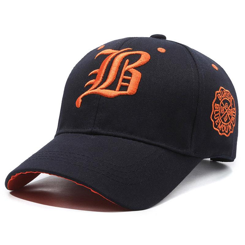Trendy Unisex Korean Style Duckbill Baseball Cap with Deep Crown and Embroidery - Outdoor Sun Protection
