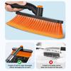 3-in-1 Auto Eisentfernungsbürste Schaufel Einziehbar Abnehmbar Winter Schneeschaufel Eisentfernungsschaber Auto Windschutzscheibenreinigungswerkzeug