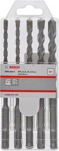 Bosch Wiertło Sds Plus-1 Zestaw 6 6 8 10 12