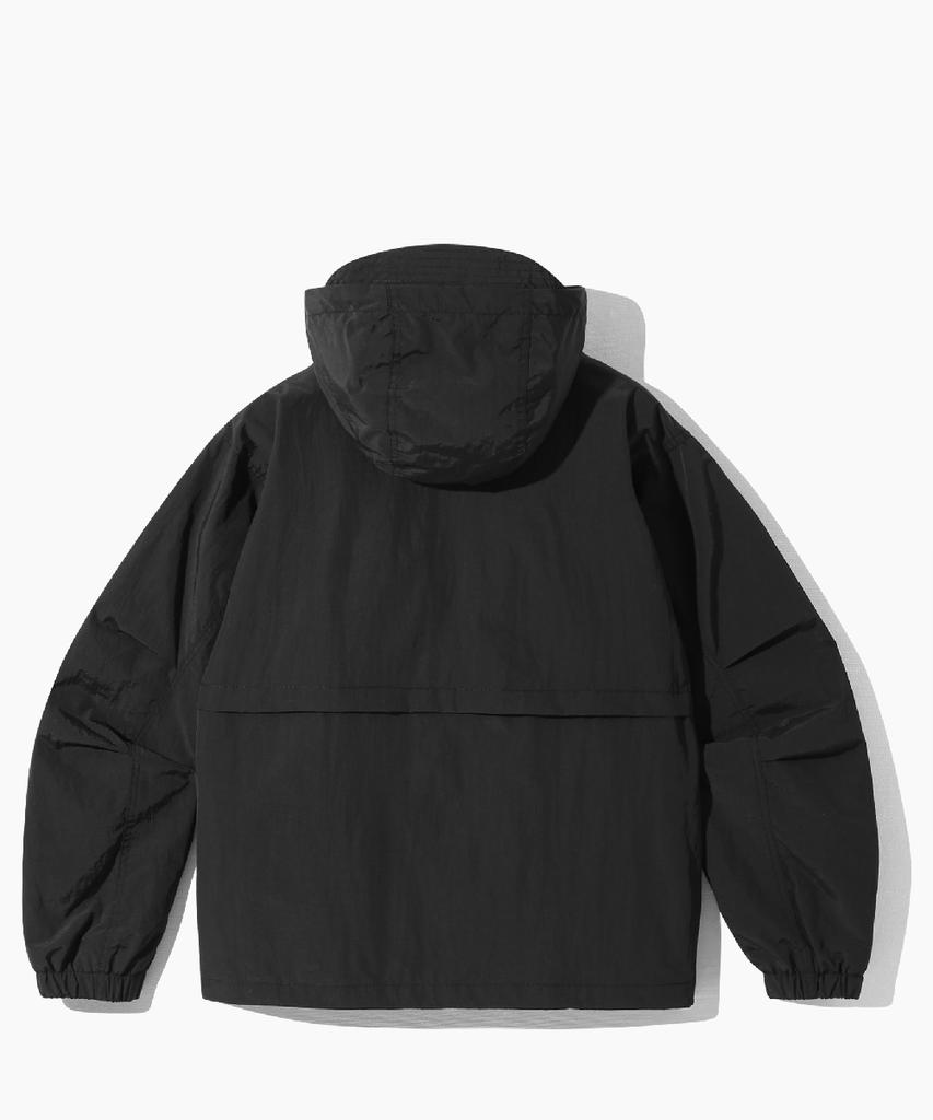 Dimitri Black Asi 2Way Authentic Hooded Windbreaker Jacket_Black
