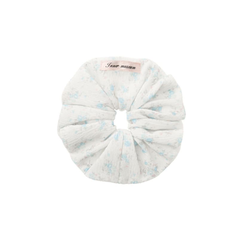 Inner Museum Flower Scrunchie (BLUE)