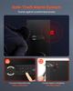 VEVOR Wall Safe, 3-Tier Hidden Wall Mounted Safe with Password & Key, Q235 Cold-Rolled Steel In-Wall Box with LED Lighting