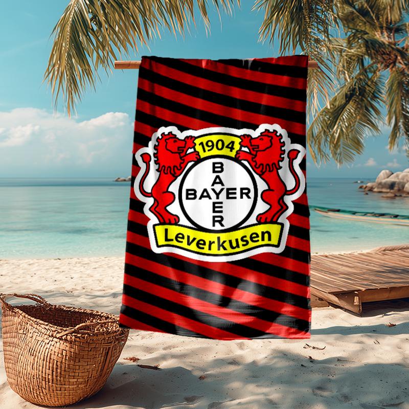 Ultra-Soft Beach Towel with Bayer Leverkusen Theme,Ideal for Pool - Camping, Diving - Perfect Travel Essential, Vibrant Beach Towel.