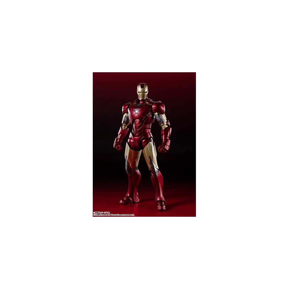TAMASHII NATIONS S.H. Figuarts Avengers Iron Man Mark 6 Battle Damage Edition 150mm PVC ABS Diecast Action Figure