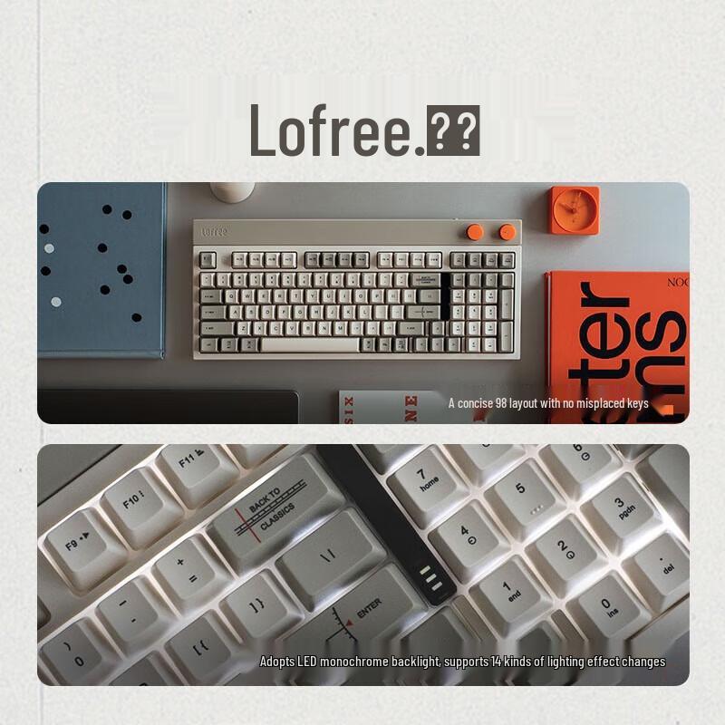 Lofree Xiao Fang 98-Key Gasket Tri-Mode Hot-Swappable Mechanical Keyboard