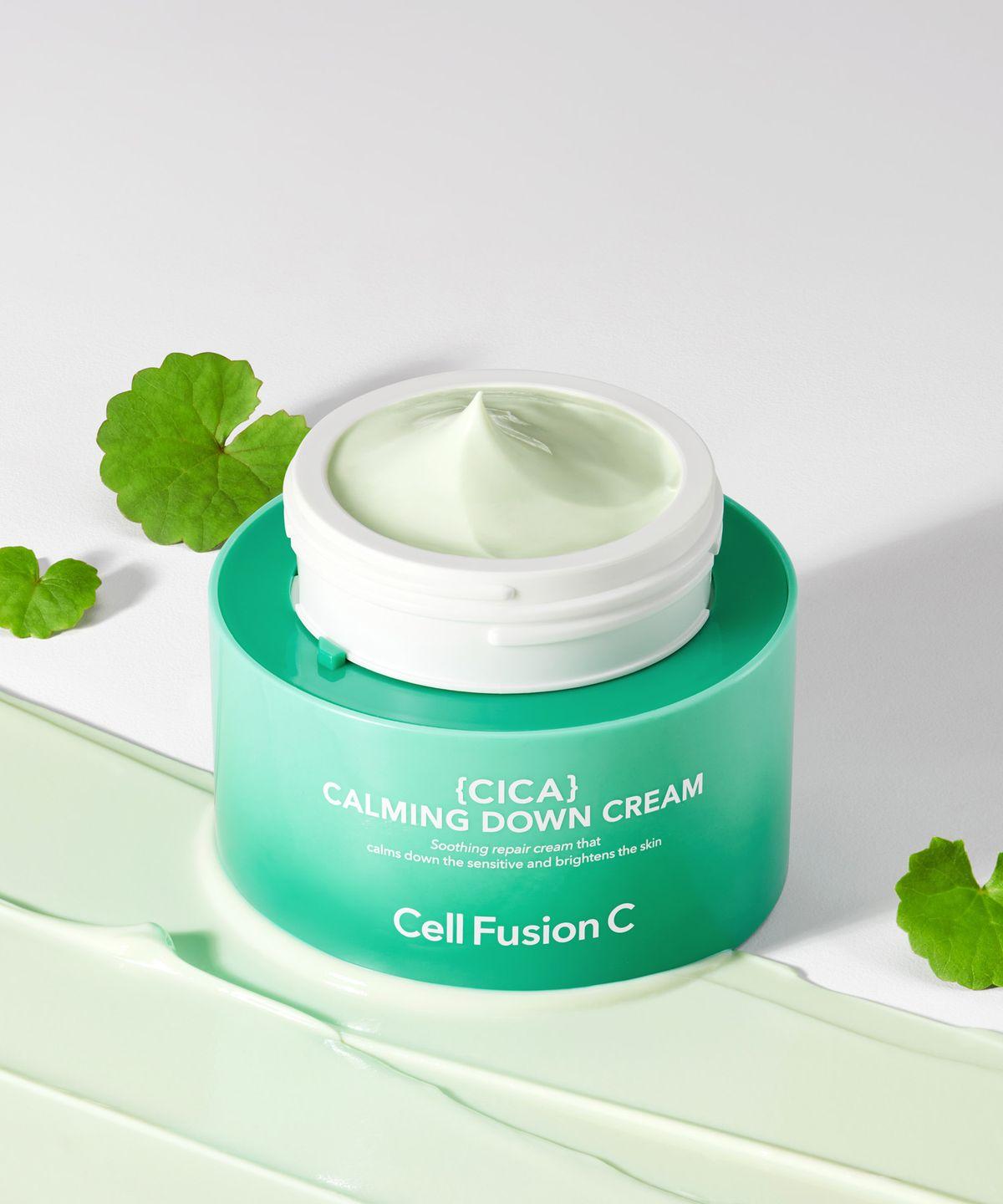 

CELLFUSION C Post Alpha Cica Calming Down Cream 50 ml – Sensitive Skin Soothing & Cooling Barrier Repair Cream