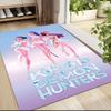 Kpop Demon Hunters Carpet Rug Soft Washable Antislip Home Living Room Sofa Mats Personalized Christmas Rug