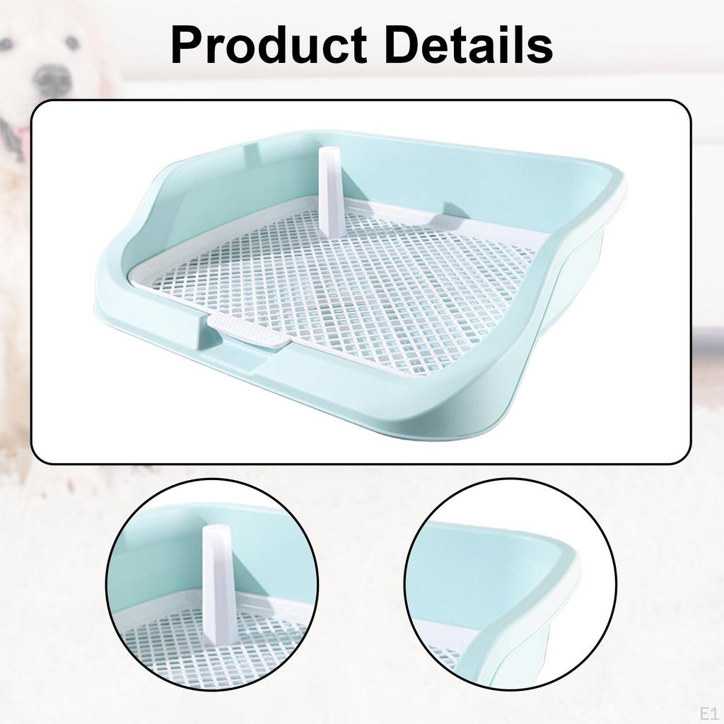 Hunde Welpen Toilette für kleine und mittelgroße Hunde, Innen Außen, erhöhte Umzäunung