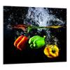 PANEL SZKLANY DO KUCHNI 65x60 Papryka