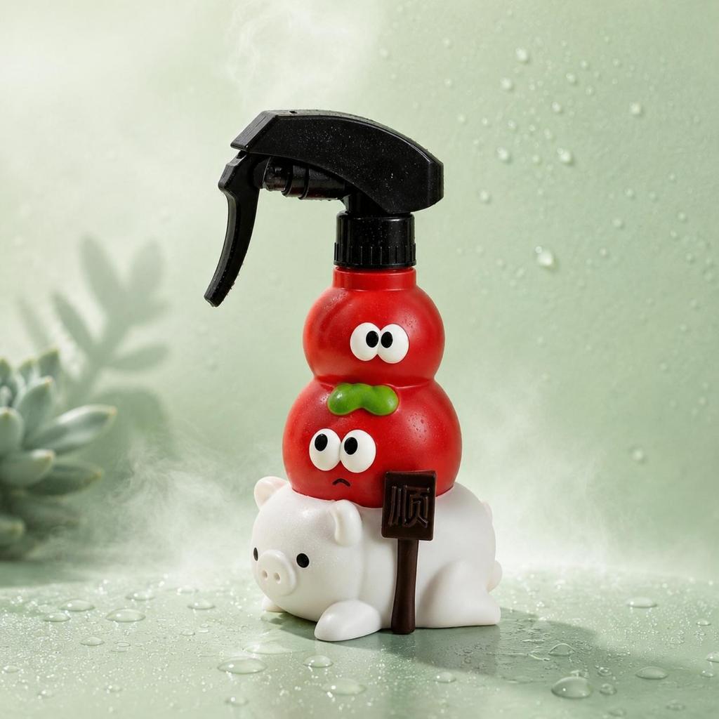 Schweinchen-förmige Sprühflasche Tisch-Schweinchen-Sprühflasche Handheld-Sprayer ABS-Harz