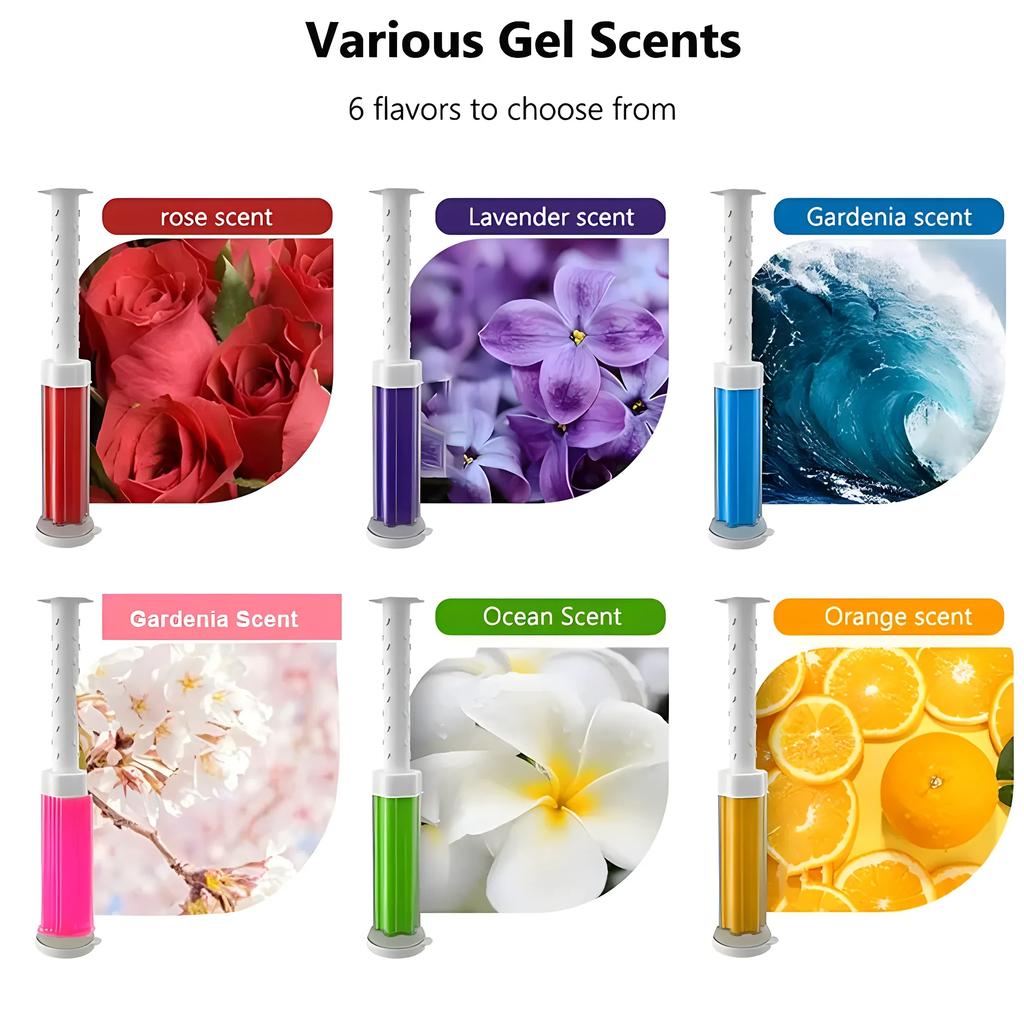 1/2Pcs Toilet Cleaner Gel Syringe Aromatic Drain Toilet Cleaning Detergent Flower Air Freshener Remove Odors Home Bathroom Tools
