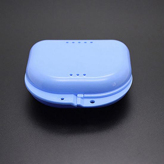 Dental Orthodontic False Tooth Retainer Denture Storage Case Box Container Tray