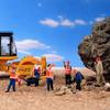 Realistic Building Site Worker Statues 1:64 Scale Resin Models Creative Projects Accessory For Collectors And Hobbyists