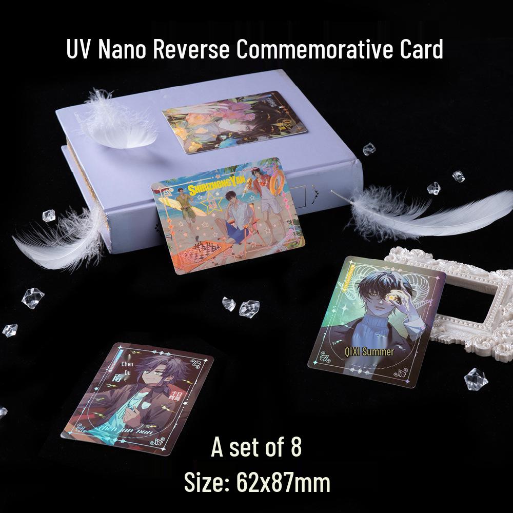 Ten Days  End Anime Novel UV Nano Commemorative Card - Exquisite Craft Collectible Gift