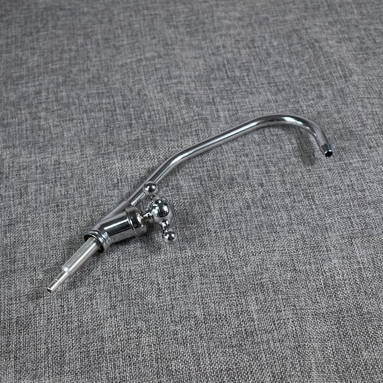 Universal 2-Way Faucet Gooseneck Water Purifier - Single/Double Outlet for Direct Drinking