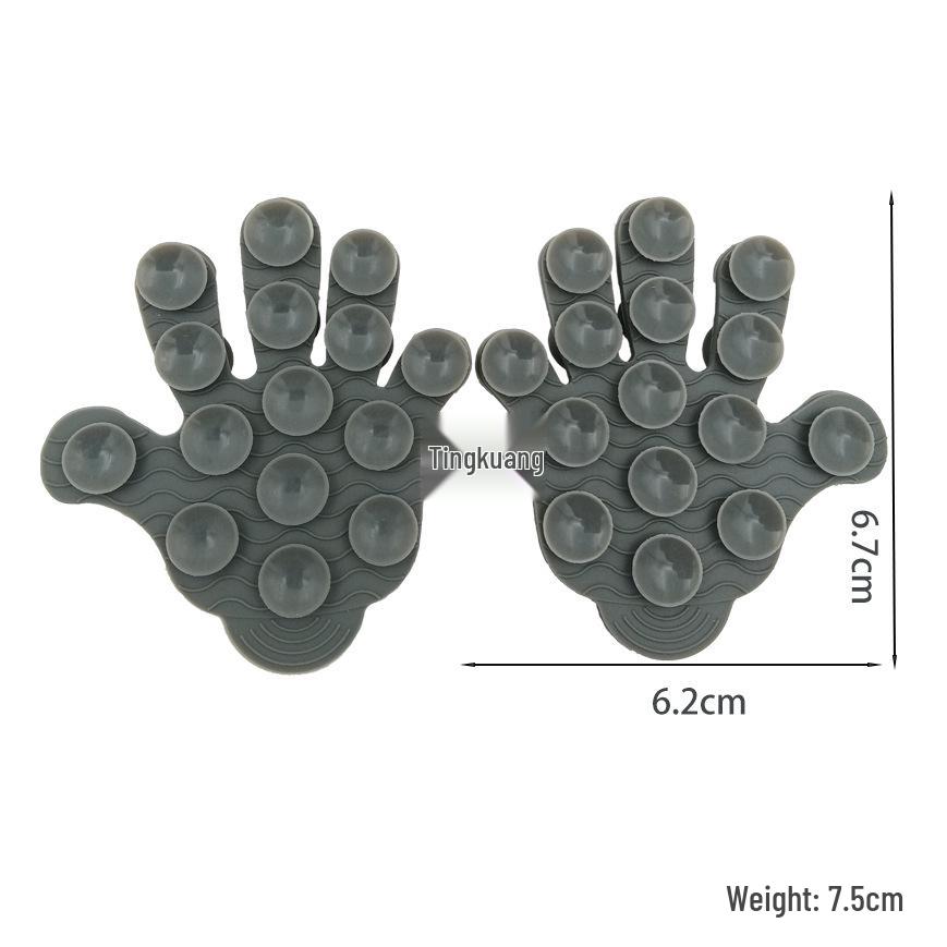 Double-Sided Silicone Mobile Phone Suction Cup Holder with 28/24 Beads for Strong Grip and Decompression