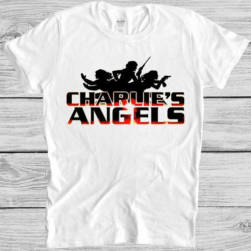 Charlie s Angels T Shirt 70s TV Show Series Cult Cool Gift Tee M264 XL