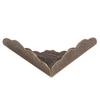 40pcs Bronze Box Corner Protectors Right Angle Edge Guard Protector  Wooden Chest