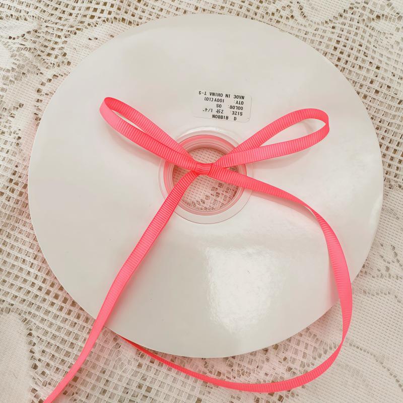6mm Ribbed Ribbon: High-Quality Accessory for DIY, Hair, Bookmarks, Gift Boxes, and More
