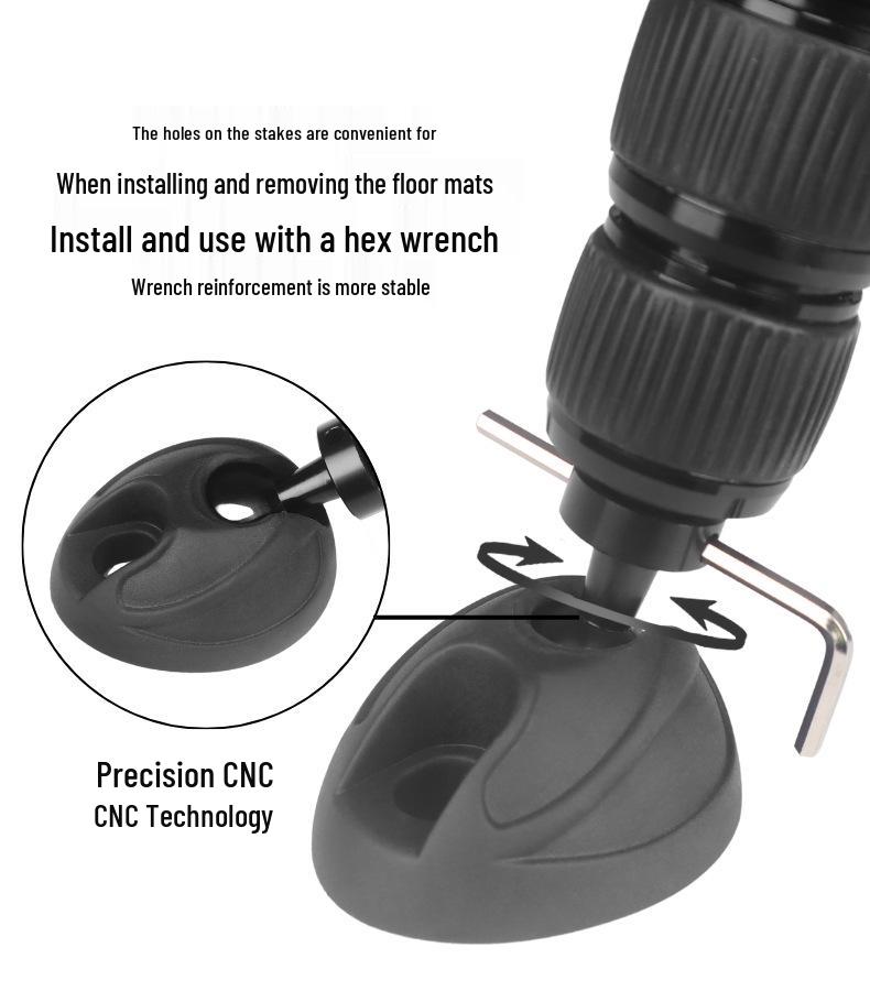 Beixin Universal Anti-slip Tripod Foot Pads for DSLR 3/8" Screw Monopod Base