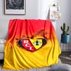 Flaming Heart RCL Crest Blanket Lightweight Ideal Bedding Blanket Perfect for Travel, Camping, Living Rooms, Offices, Sofas, Fan Christmas gift