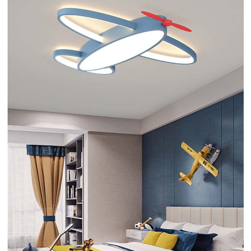 Children's room lights bedroom room lamps and lanterns modern simple Scandinavian boys and girls creative led ceiling light