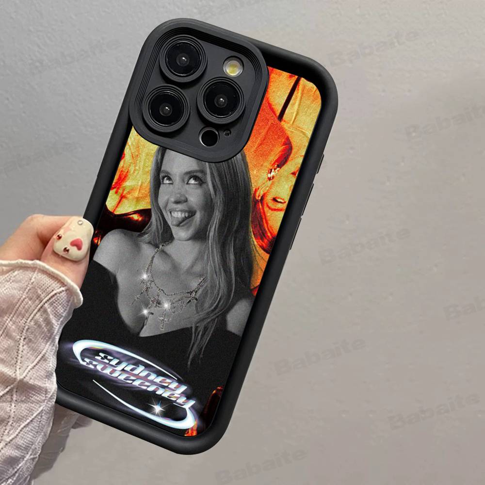 Singer Sydney S-Sweeney Phone Case For IPhone 17 16 15 14 13 12 11 Pro Max Silicone Back Cover