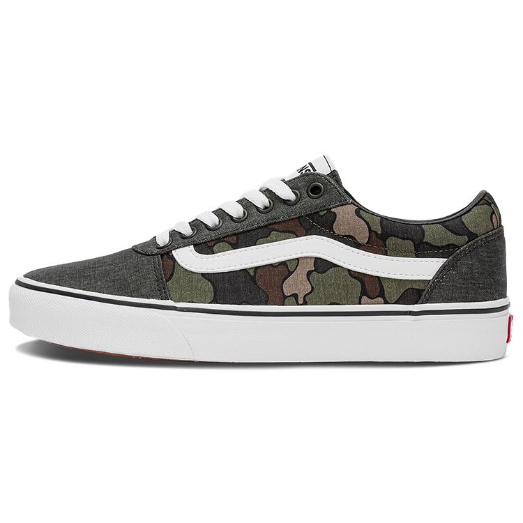 

Vans Ward Low Top Casual Skate Shoes Gray Green Camouflage Gray Green Brown VN0A5HTSBLK 39